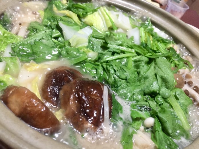鍋煮込み完成