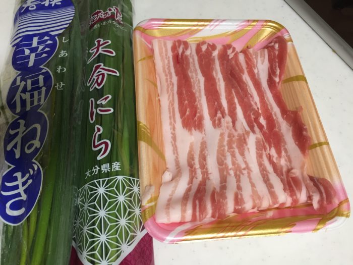 韓国風お好み焼きチヂミの材料