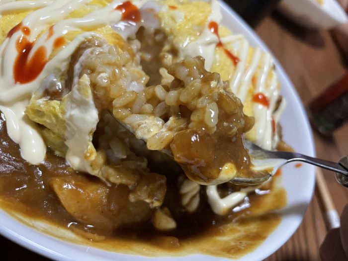 旨いカレーの完成です。