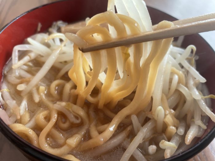 太麺が旨い理由が分かってきた。