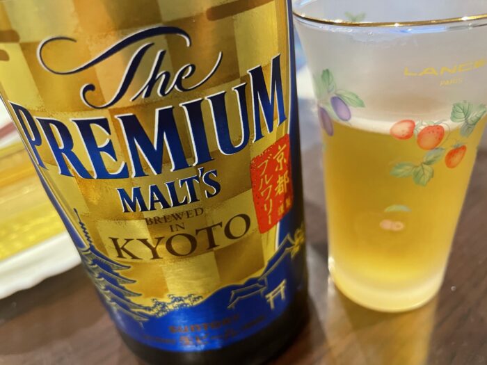 サントリーの京都産プレミアムモルツ