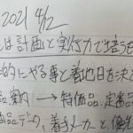 信念は計画と実行力で培うもの。具体的にやる事と着地日を決める。