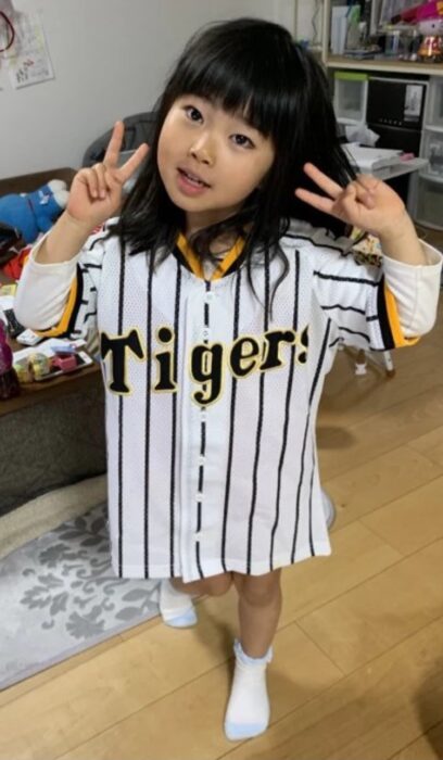 小さくなったユニフォームは妹サイズ1