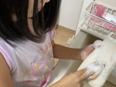 小さかった娘は洗い物まで出来るようになったというのに。