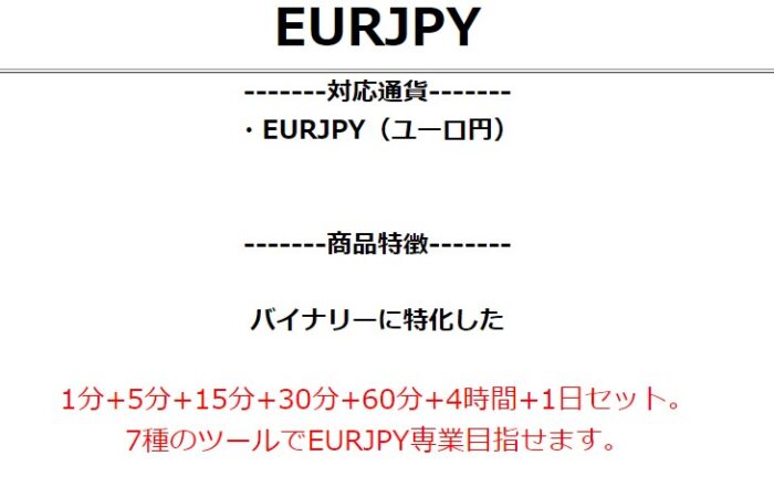 遠藤 龍時/EURJPYバイナリー用インジケーター1分+5分+15分+30分+60分+4時間+1日セット。矢印で簡単エントリー
